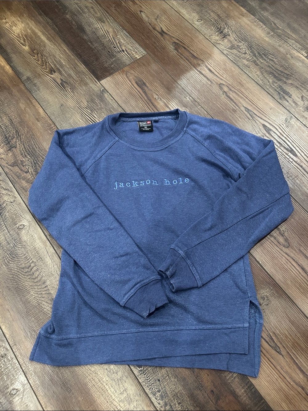 Jackson Hole Women's Crewneck Sweater — Deep Blue